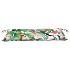 Vidaxl Blazina za vrtno klop večbarvna 100x50x7 cm oxford tkanina
