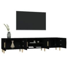 Vidaxl TV omarica črna 180x31,5x40 cm inženirski les