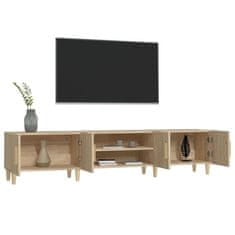 Vidaxl TV omarica sonoma hrast 180x31,5x40 cm inženirski les