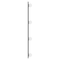 Vidaxl Stensko ogledalo z LED lučmi 40x60 cm stekleno pravokotno