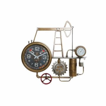 DKD Home Decor Stenska ura DKD Home Decor Crystal Golden Iron (73 x 12 x 70 cm)