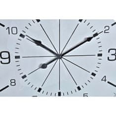 DKD Home Decor Stenska ura DKD Home Decor Crystal Golden Metal White Compass (60 x 3 x 60 cm)