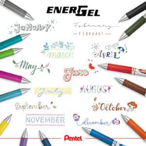  Pentel roler gel EnerGel BL77-4COL2, 0,7 mm, 4/1