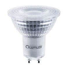 LUMILED Stmievateľná LED žarnica PAR16 GU10 8W = 80W 650lm 3000K Toplo bela 36°