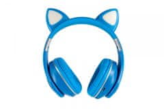 Oxe  Bluetooth brezžične otroške slušalke z naušniki, modre