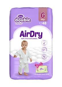 Violeta Air Dry Junior Plus plenice, 48/1 + toaletni papir, vlažilni
