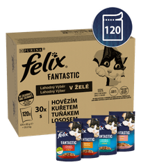 Fantastic multipack okusen izbor v želeju, 120 x 85 g