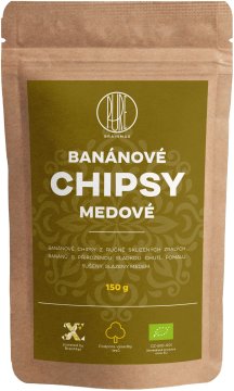 BrainMax Bananin čips med, 150g