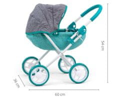 MILLY MALLY Dori Prestige Mint otroški voziček za lutke