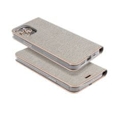 OEM LUNA Book Gold torbica za SAMSUNG A17 srebrna