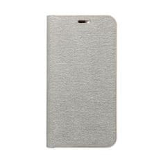 OEM LUNA Book Gold torbica za SAMSUNG S23 FE srebrna