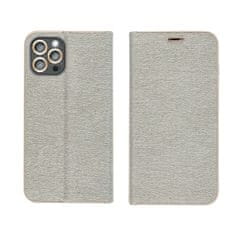 OEM LUNA Book Gold torbica za SAMSUNG A17 srebrna