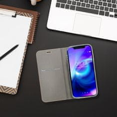 OEM LUNA Book Gold torbica za SAMSUNG A17 srebrna