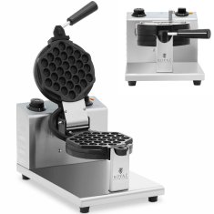 Royal Catering Bubble waffle maker, diameter 17 cm, 1200 W