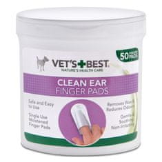 VET'S BEST Robčki za čiščenje ušes za pse 50 kosov
