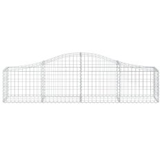 Vidaxl Obokane gabion košare 30 kosov 200x30x40/60 cm pocinkano železo