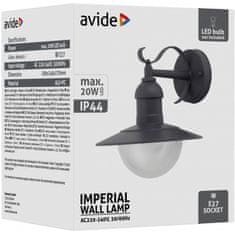 Avide 9570873 IMPERIAL zunanja svetilka 1xE27 IP44 Antracit