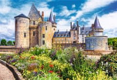 Trefl Grad Sully-sur-Loire, Francija Komplet sestavljank 2v1 1500 kosov z lepilom