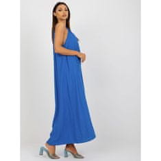 Och Bella Modra ženska obleka brez naramnic OCH BELLA TW-SK-BE-203D.38P_398267 L