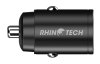 RhinoTech MINI avtomobilski polnilec USB-C + USB-A 30W, črn (RTACC324)