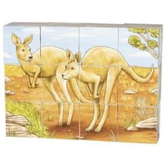 Goki Živali Avstralije sestavljanka, 12 kosov