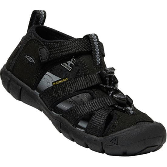 KEEN Otroški sandali SEACAMP 1027412 črno/sivi