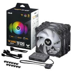 ASUS TUF Gaming TF120 ventilator 3v1, aRGB, 3 kos (90DA0030-B09030)