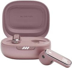 JBL Live Flex brezžične slušalke, roza