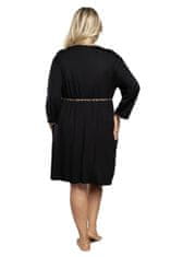 ITALIAN FASHION Ženska halja Eila plus, črna, 3 XL