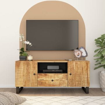 Vidaxl vidaXL TV omarica, 105x33,5x46 cm, mangov les in smola