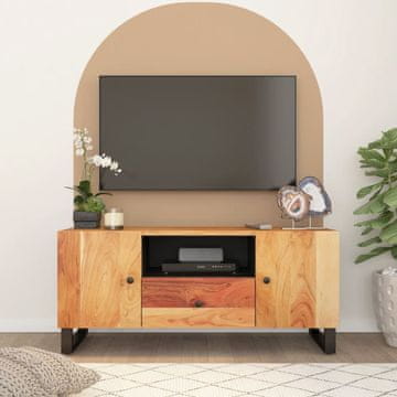 Vidaxl vidaXL TV omarica, 105x33,5x46 cm, akacija in material na osnovi lesa