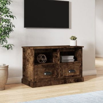 Vidaxl vidaXL TV omarica dimljen hrast 80x35x50 cm