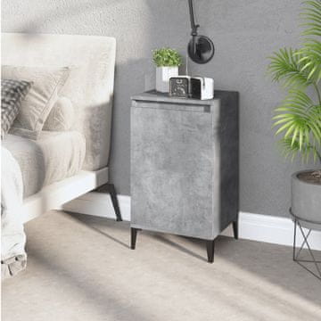 Vidaxl vidaXL Nočna omarica betonsko siva 40x35x70 cm