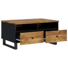 Vidaxl Klubska mizica 80x54x40 cm trden mangov les in inženirski les