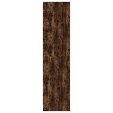 Vidaxl Garderobna omara dimljeni hrast 100x50x200 cm inženirski les