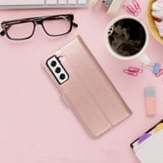 OEM MEZZO Knjižni etui za SAMSUNG A54 5G mandala zlato roza