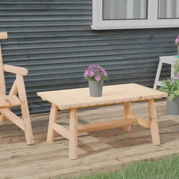 Vidaxl vidaXl Klubska mizica, 90x50x41 cm, masivni smrekov les