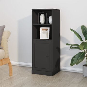 Vidaxl vidaXL Omarica, črna, 36x35,5x103,5 cm, material na osnovi lesa