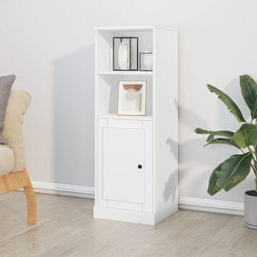 Vidaxl vidaXL Omarica, bela, 36x35,5x103,5 cm, material na osnovi lesa