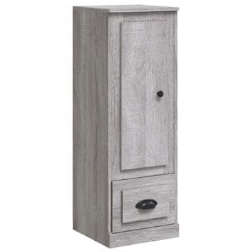 Vidaxl Visoka omarica siva sonoma 36x35,5x103,5 cm inženirski les