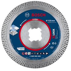 BOSCH Professional diamantna rezalna plošča EXPERT HardCeramic X-LOCK, 125 x 22,23 x 1,4 x 10 mm (2608900658)