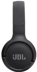 JBL Tune 520BT naglavne brezžične slušalke, Bluetooth 5.3, črne