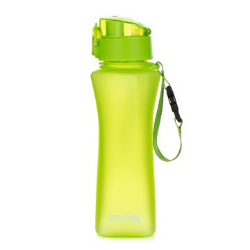 Oxybag OXY TWiST - steklenička za pitje 550 ml, mat zelena