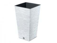 Prosperplast Prevleka za cvetlični lonec FURU SQUARE 2v1 plastika 24x24x45cm