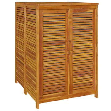 Vidaxl Vrtna škatla za shranjevanje 70x87x104 cm trden akacijev les