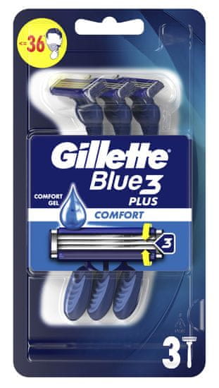 Gillette moška britvica Blue3, 3 kosi