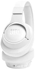 JBL Tune 720BT naglavne brezžične slušalke, Bluetooth 5.3, bele