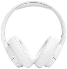 JBL Tune 720BT naglavne brezžične slušalke, Bluetooth 5.3, bele