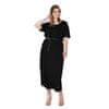 Ženska obleka CARBANDANA Regular Fit 15207944 Black (Velikost 5XL/6XL)