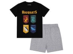 sarcia.eu Harry Potter Fantovska pižama s kratkimi rokavi, črno-siva poletna pižama 9 lat 134 cm